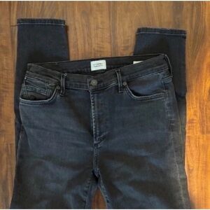 Citizens Of Humanity Black Rocket Ankle Skinny Leg Jeans